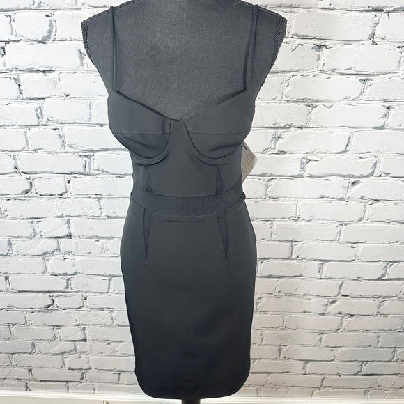 Alexander Wang Dresses & Skirts - Alexander Wang Corset Bustier Mini Dress NWT Size 2 Black Bodycon Cocktail Party